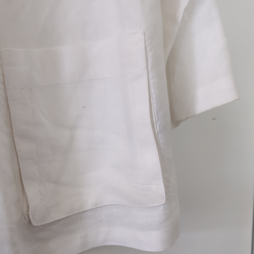 White Button-Up Jacket - Picture 5 of 5